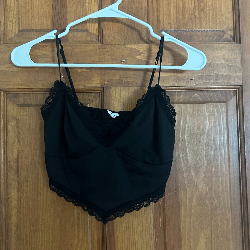 Black lace top